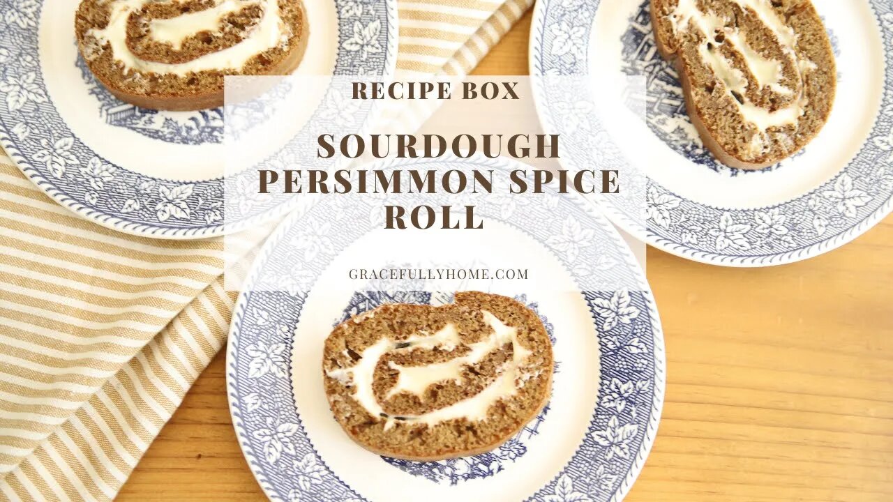 Sourdough Persimmon Spiced Roll