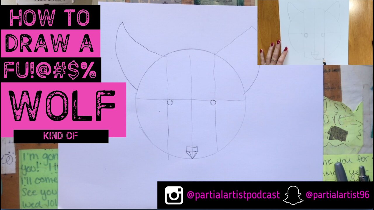 HOW TO DRAW A WOLF (kind of)