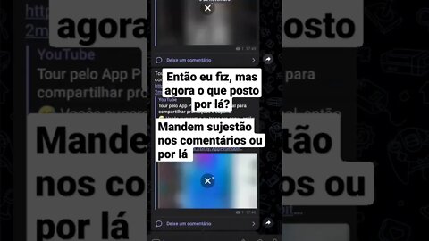 Como pedido fiz um canal no Telegram, mas e agora?🤔
