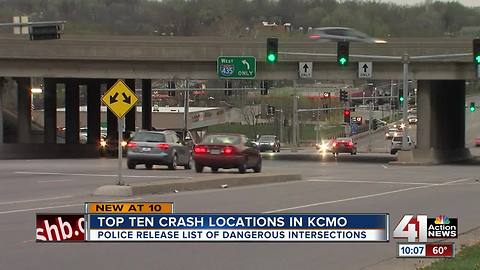 This is where the most crashes occur in KC