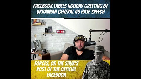 Facebook Labels Holiday Greeting of Ukrainian General as Hate Speech - War in Ukraine