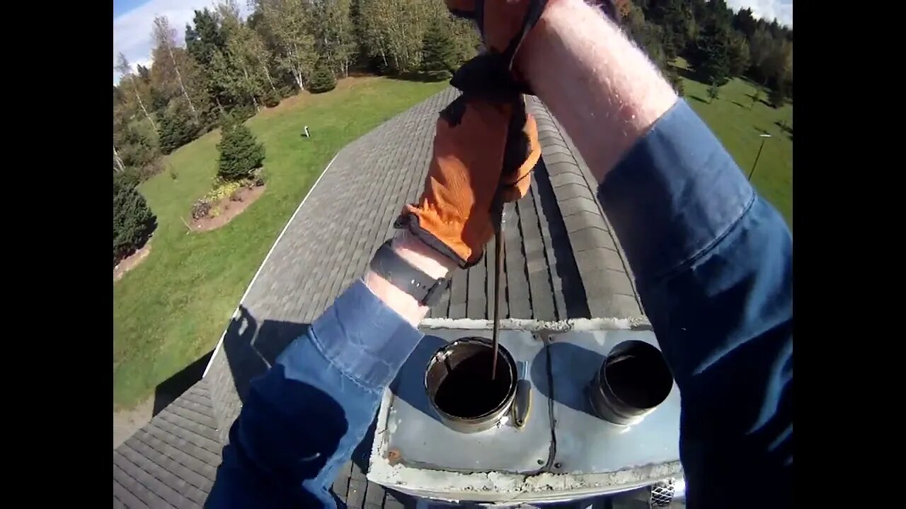 Second Attempt! Cleaned wood stove chimney yesterday, YouTube still pending on that.
