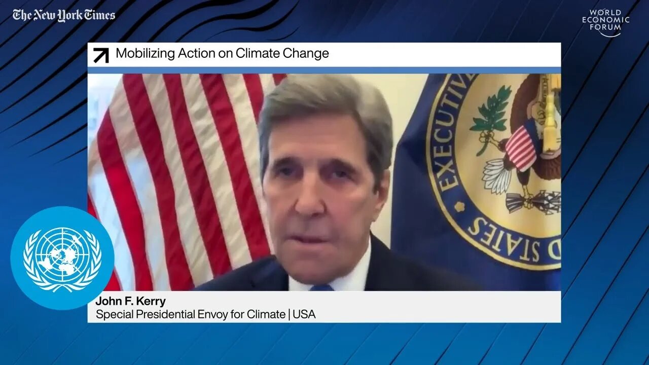 John Kerry pushes for the great reset, Biden gets sued, and more declassification.