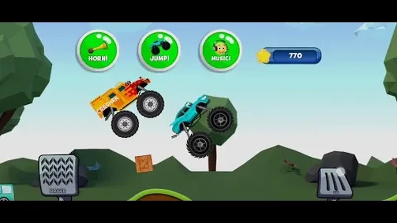 Monster Truck Fun Game Play For Kids