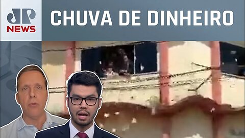 Vereador joga notas pela janela em cidade maranhense; Capez e Kobayashi comentam