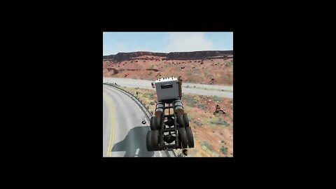 |MiniBeamNG/ Trucks Jumping #01 BeamNG.Drive #Shorts