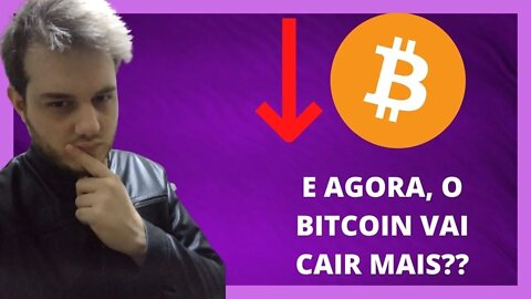 BITCOIN E CRIPTOMOEDAS EM QUEDA, SERIA UM FUNDO??