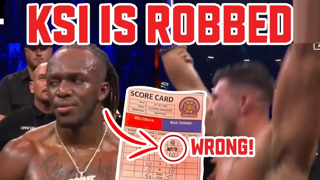 "KSI IS A SORE LOSER" or THEY ROBBED KSI ? TOMMY FURY vs KSI