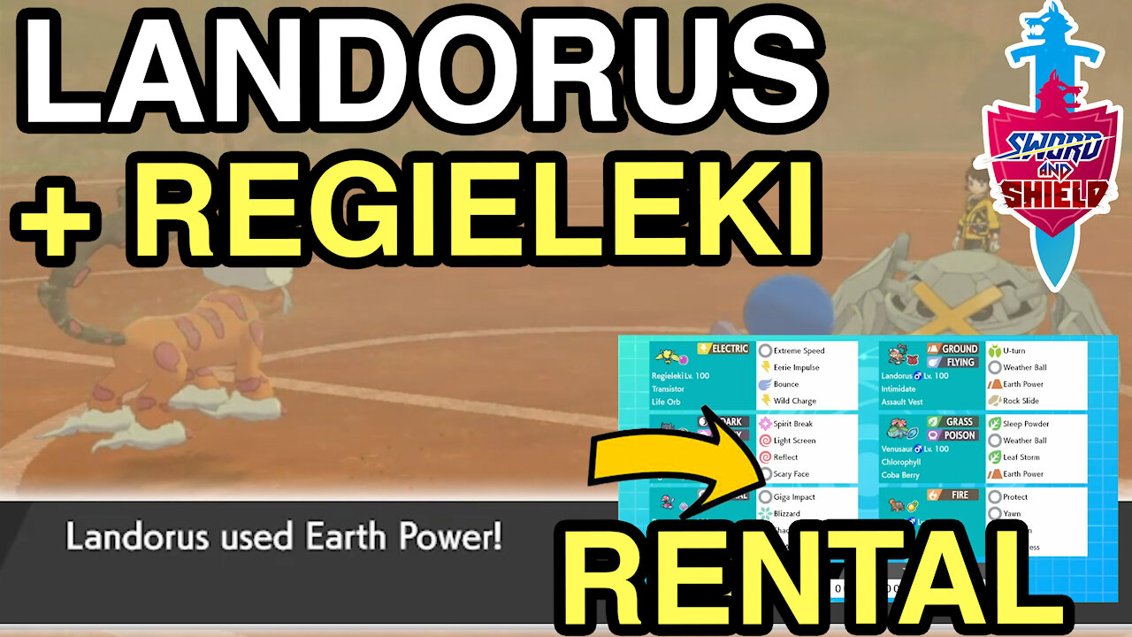 SPECIAL LANDORUS + PHYSICAL ELEKI • VGC Series 9 • Pokemon Sword & Shield Ranked WiFi Battles