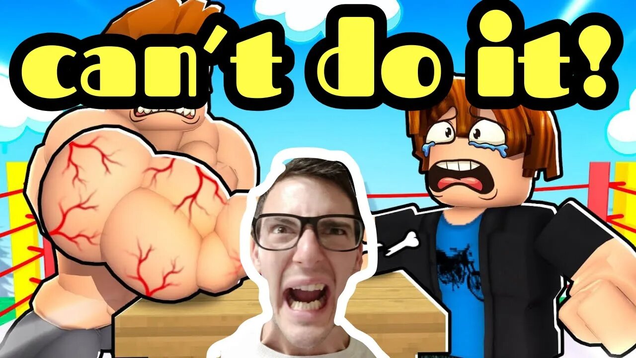 Roblox Arm Wrestle Simulator! HOW TO ESCAPE THE BEACH?! HELP!