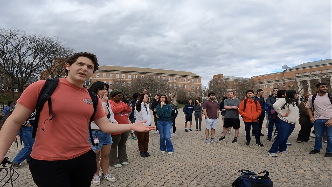 University of Maryland: Brother Elijah (Former Trans Woman) Joins Me & His Controversial Sign Draws Hundreds, Massive Crowds, Contending w/ Muslims, Trans, Sodomites, Atheists, Loud-Mouthed Jezebels & Hypocrites, A Totally Wild Day!