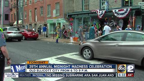 Midnight Madness is back at Old Ellicott City