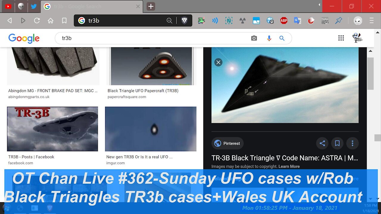 Sunday UFO Cases w/Robert,Triangles over Washington + Sacha Cristie+Red Bluff etc]- OT Chan Live#362