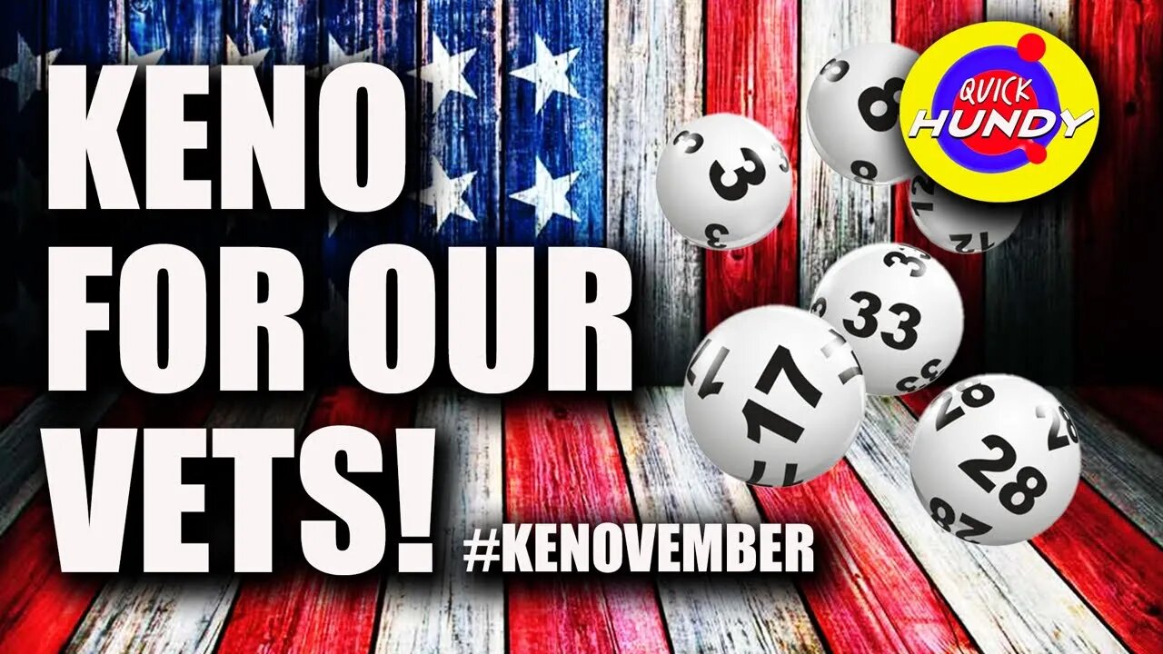 🔴LIVE KENO! Let’s Play Numbers From Our Vets. #VeteransDayKenoClub