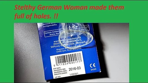 Stelhty German Woman ends in prison for "Stelthy condoms" #shorts