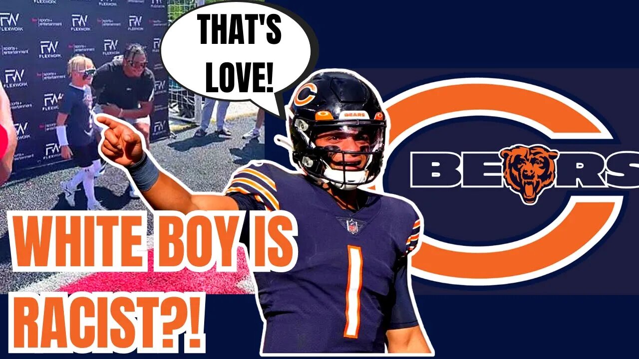 NFL Fans CRUSH Woke Sports Media After WHITE BOY Justin Fields Fan Called RAC!ST over Bears QB LOVE!