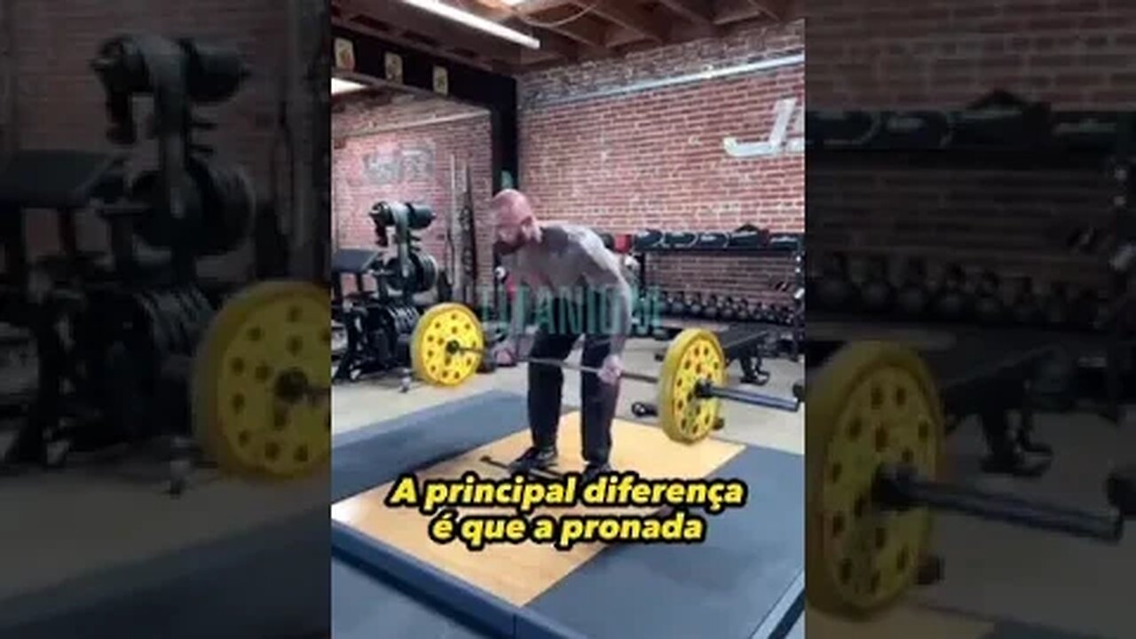 Diferenças entre remada curvada pronada e supinada / bent over barbell row