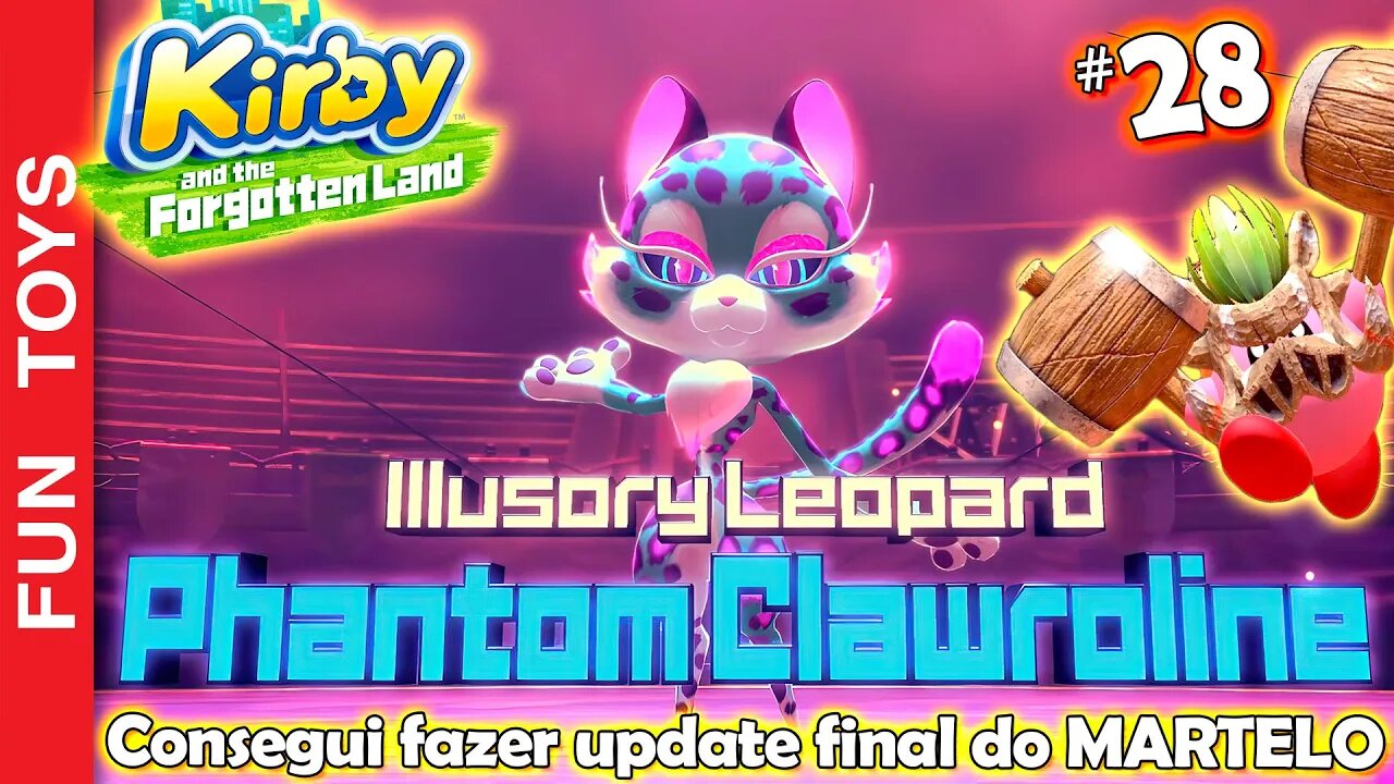Kirby and the Forgotten Land #28 - Liberei a forma FINAL do poder do MARTELO e é IRADO!