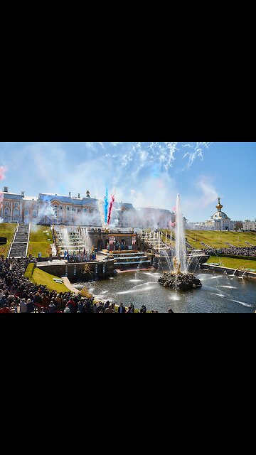 Spring Fountain Festival in Peterhof