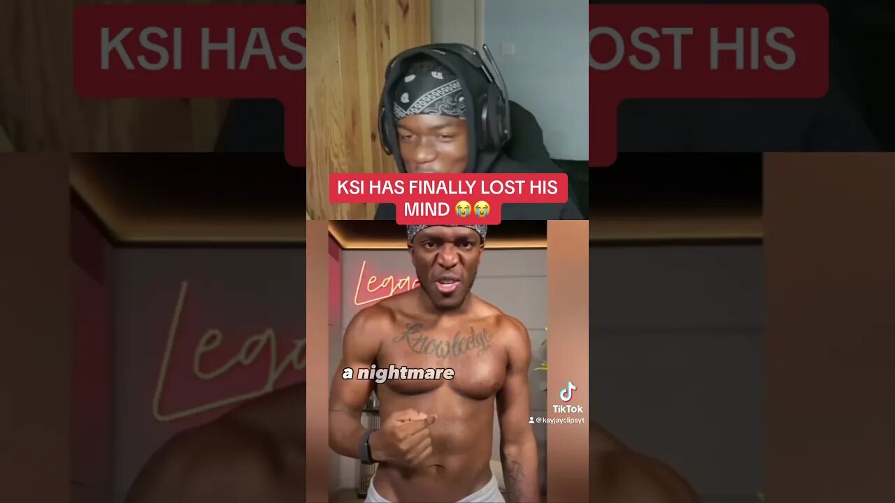 HE IS NOT A NIGHTMARE 😂😂 #ksi #ksifury #ksiclips #misfitsboxing #streamer #streamerclips #viral