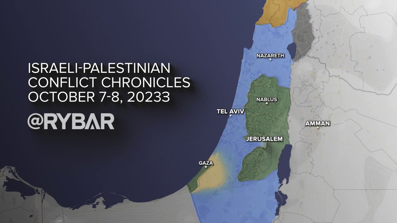 Israeli-Palestinian conflict chronicles: October 7-8, 2023