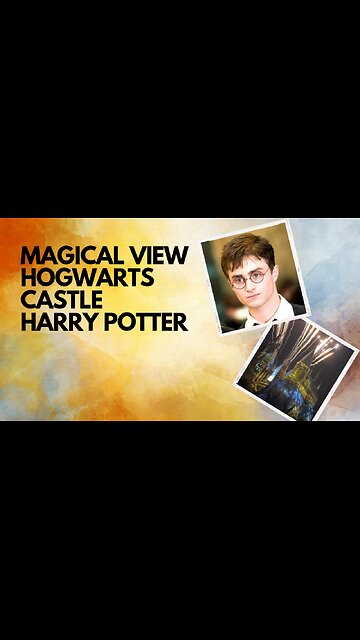 Magical Lighting Hogwarts Castle : Harry Potter