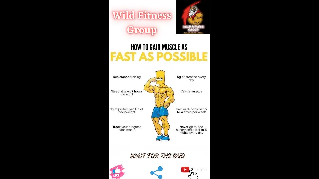 🔥How to gain muscle as fast as possible🔥#shorts🔥#viralshorts🔥#fitnessshorts🔥#wildfitnessgroup🔥