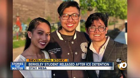 Berkeley student released after ICE detention