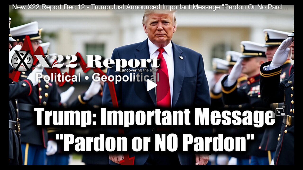 Trump Just Announced Important Message "Pardon Or No Pardon"