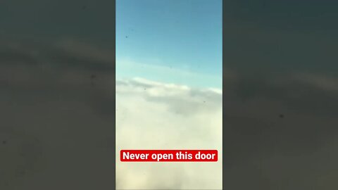Can you see this #ufo On the way to #Bangkok !!! Never open this door
