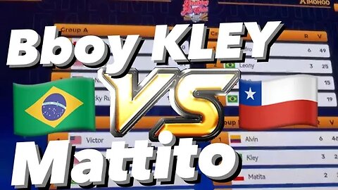 Bboy Kley (Brazil) Vs Bboy Mattita (Chile) WDSF PAN AMERICAN CHAMPIONSHIP Round robin Chile🇨🇱 2023