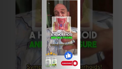 Hemorrhoid Symptoms?🔥🤬 #hemorrhoidrelief #hemorrhoidstreatment #pilestreatment #hemorrhoids