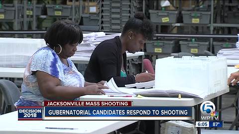 Gubernatorial candidates respond to shooting