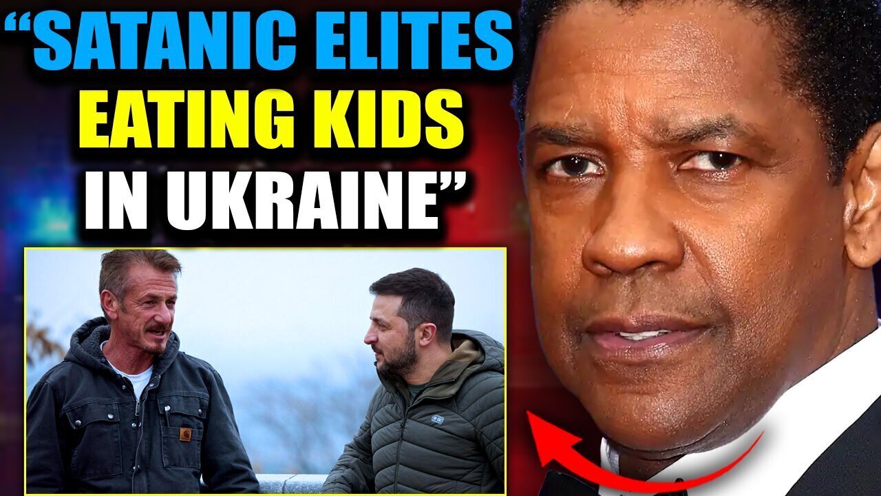 Denzel Washington - Hollywood Elites Are Taking 'Adrenochrome Tours' Of Ukraine - 11/2/24.