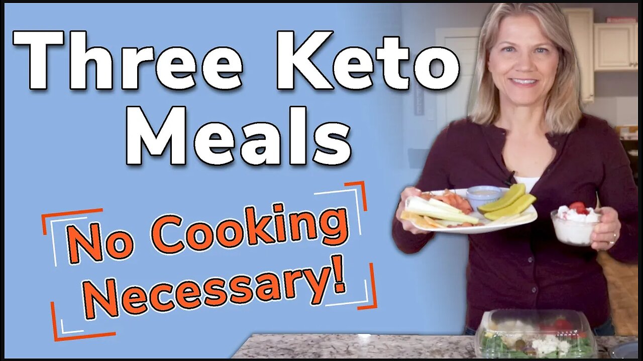 Keto Without Cooking - A Full Day of Eating Keto