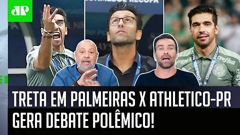 "Em vez de CRITICAR o Abel, o Valentim DEVERIA..." TRETA em Palmeiras x Athletico gera DEBATE!