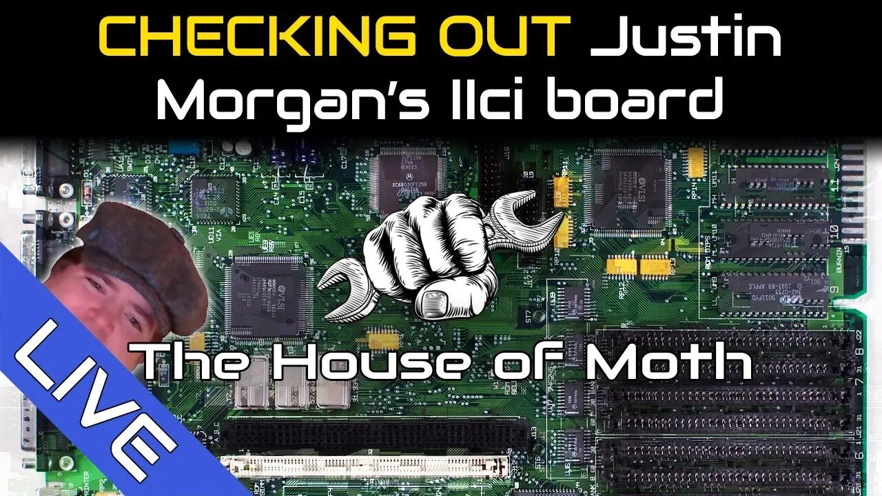 CHECKING OUT Justin Morgan's IIci board