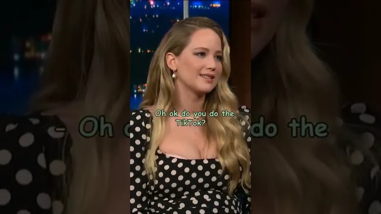 Jennifer Lawrence Mostly used tiktok// Tiktokerš„