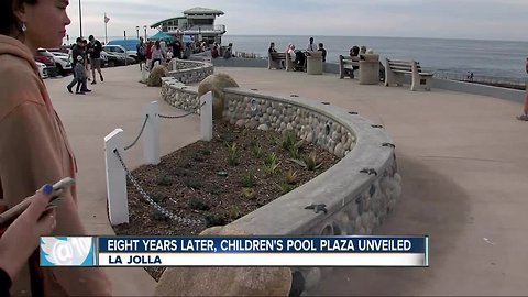 Children's Pool plaza unveiled