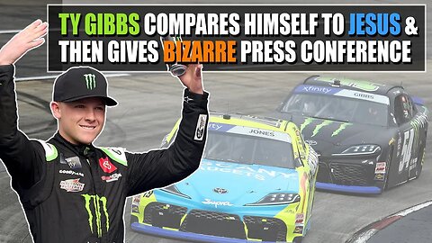 Ty Gibbs Compares Himself to Jesus and Then Gives Bizarre Press Conference at Martinsville