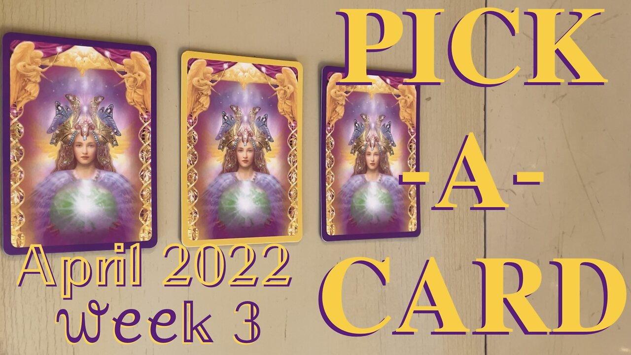 Pick-A-Card 🃏🀄️🎴 April 2022—Week 3 (A L🔴CALS EXCLUSIVE)