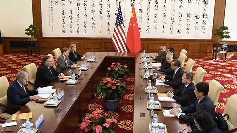 Pompeo And Chinese Foreign Minister Trade Jabs During Meeting