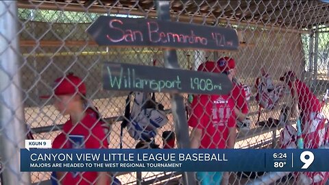 Canyon View Little League headed to West Regionals