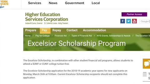 How does the NYS Excelsior Scholarship work?