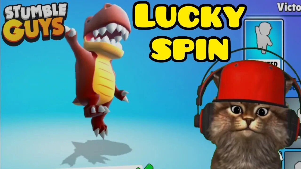 stumble guys lucky spin and song t rex