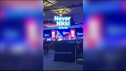 The CPAC Room Starts To Empty Out Once Nikki Haley Speaks - 3/3/23