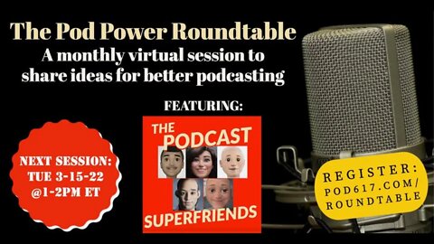 The Podcast SuperFriends #002 - Our First Livestream!