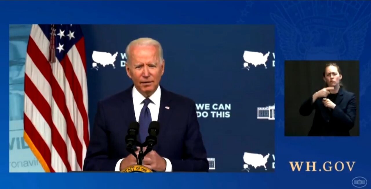 Biden: We Literally Have To Knock on Doors To Get People Vaccinated