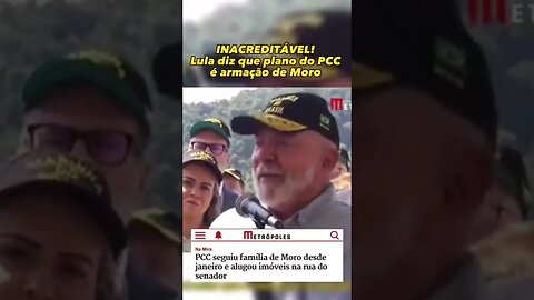 Lula não tem "coração" brincando com algo muito grave! O Senador Moro e sua família corriam risco 😱