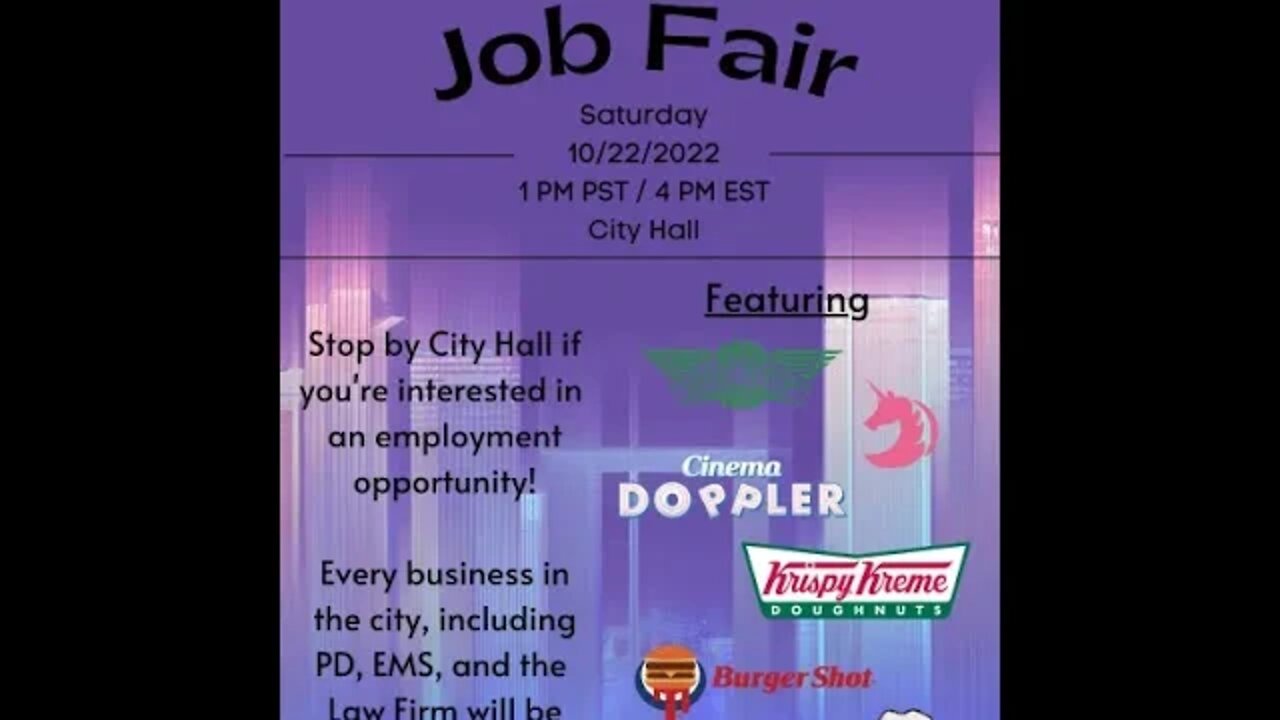 🔴LIVE GTA5 DonDada RP | City Wide Job Fair Event | #DonDadaRP #gtav #fypシ #fyp #fivem #gta5